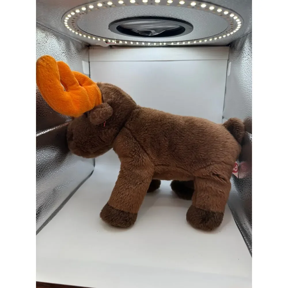 Vintage TY Beanie Buddies Chocolate‎ the Moose Plush Stuffed Animal